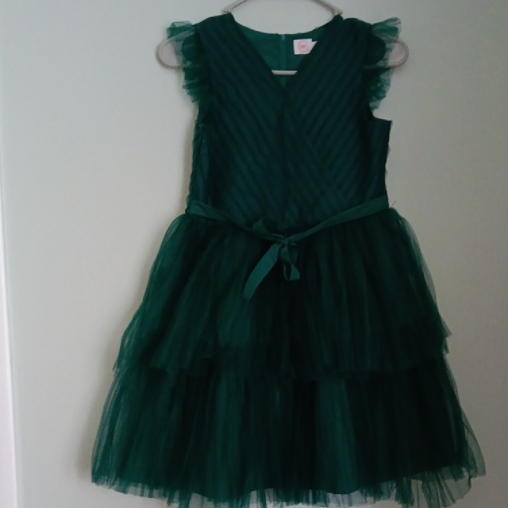 Elegant Green Tulle Dress